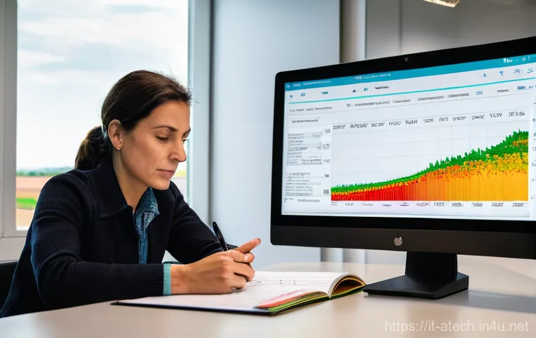 농업기술 실습 중 흔히 하는 실수 - **"A frustrated middle-aged Italian farmer, dressed in worn but clean work clothes (jeans, plaid shi...