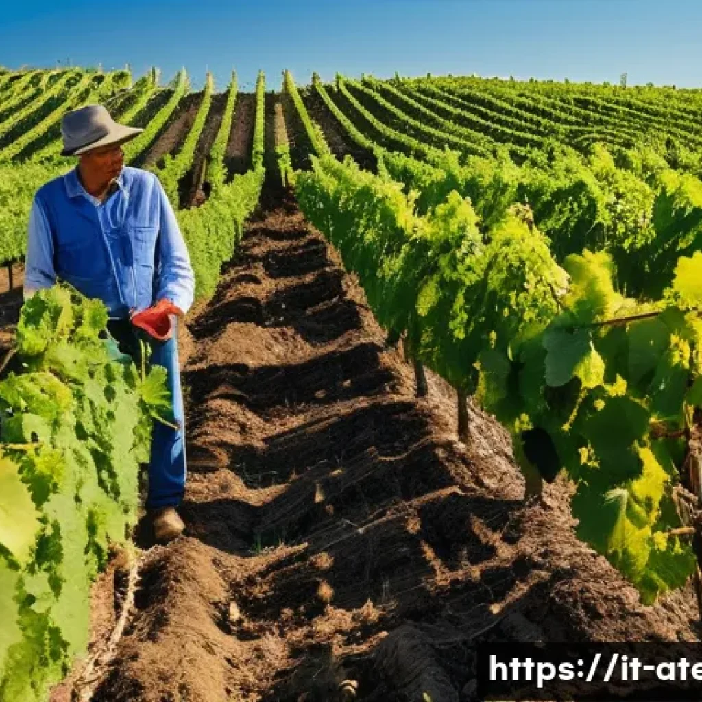 농업기술 연구와 실무의 연결고리 - **Prompt 1: "Smart Farming in an Italian Vineyard"**
    A wide shot of a serene Italian vineyard, p...